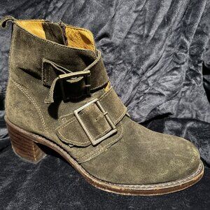 Frye Green Ankle Boots